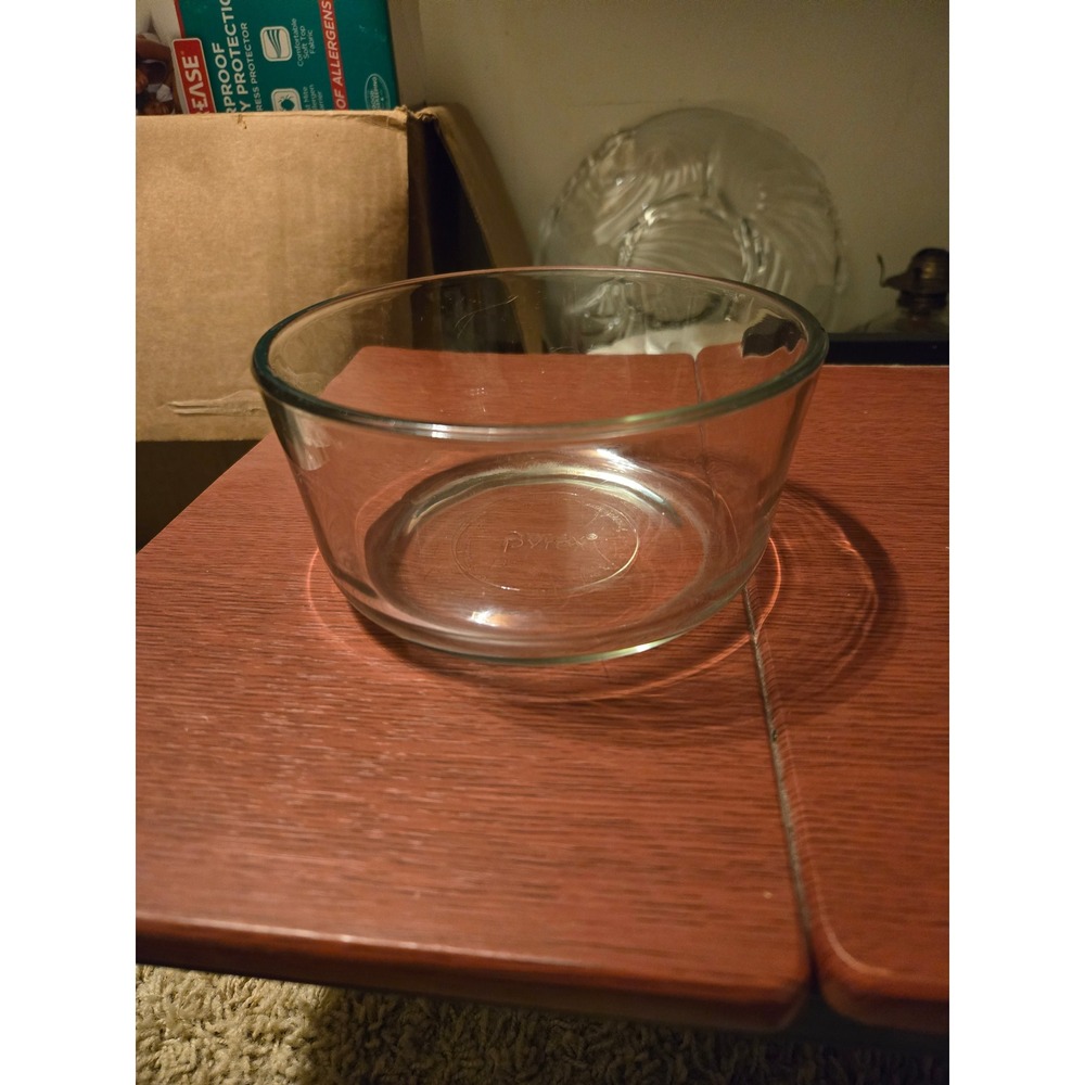 Pyrex 7201 Clear Glass Storage Bowl 4 Cup 950ml Round Replacement No Lid